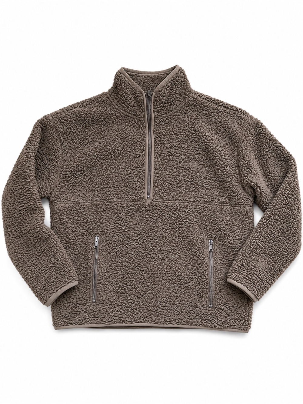 SKIMS Teddy Quarter-Zip Jacket - Brown